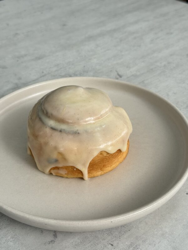 Lemon and poppy seed scroll