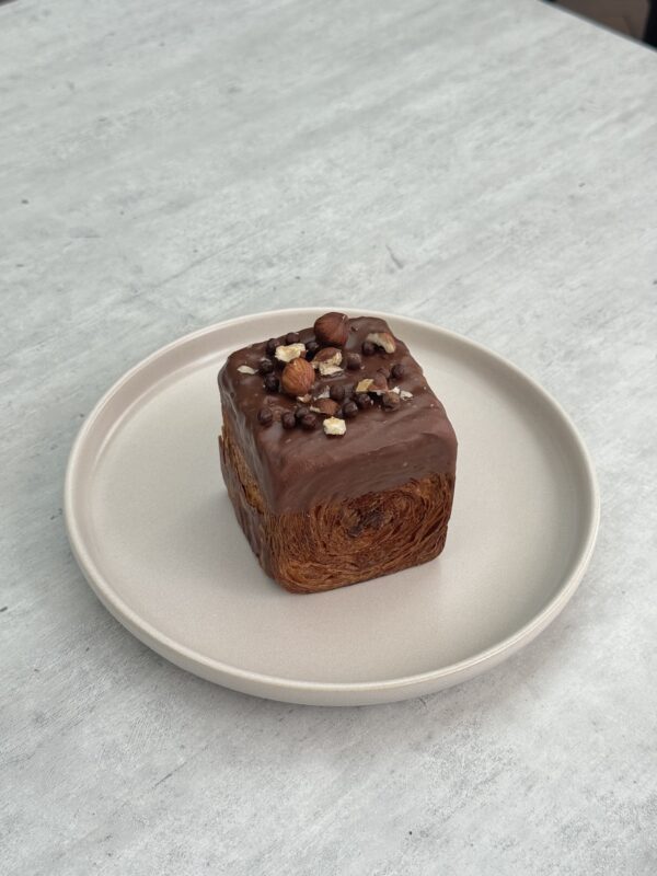 Nutella cube croissant